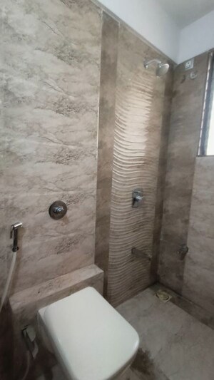 Bathroom in 2 BHK Apartment at Neel Sidhi Anexo, Ghansoli – for Rent