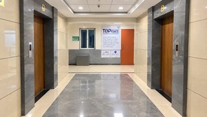 Building Lobby in  Office Space at Kamdhenu 23 West, T.T.C. Industrial Area – for Rent