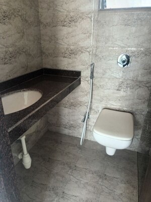 Bathroom in 1 BHK Apartment at Neel Sidhi Anexo, Ghansoli – for Rent