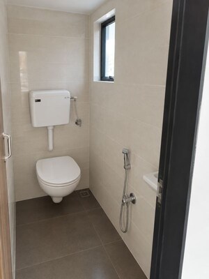 Bathroom in 1 BHK Apartment at Shapoorji Pallonji Joyville, Virar West – for Sale