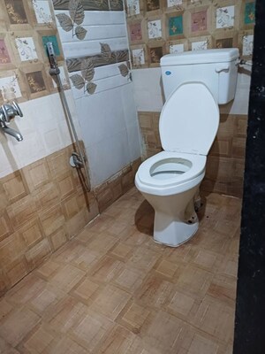 Bathroom in 2 BHK Apartment at Mahape – for Rent