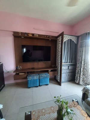 Living Room in 3 BHK Apartment at Wadhwa Elite Platina, Kolshet Road – for Sale