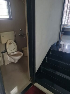 Bathroom in 2 BHK Apartment at Bhairaav Goldcrest Residency, Ghansoli – for Rent