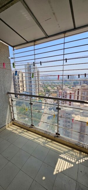 Balcony in 1 BHK Apartment at Bhairaav Goldcrest Residency, Ghansoli – for Rent