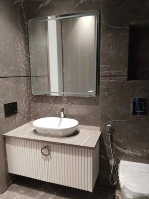 Bathroom in 3 BHK Builder Floor at Kailash Hills – for Sale