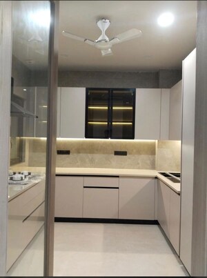 Kitchen in 3 BHK Builder Floor at Kailash Hills – for Sale