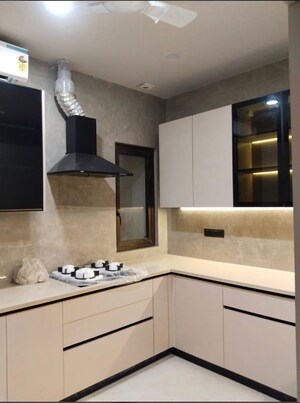Kitchen in 3 BHK Builder Floor at Kailash Hills – for Sale