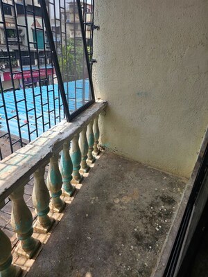 Balcony in 1 BHK Apartment at Shiv Complex, Ghansoli – for Rent