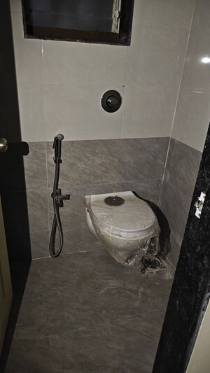Bathroom in 1 RK Apartment at Trident Ozone Platinum Heights, Bhandup West – for Sale
