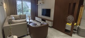 Living Room in 3 BHK Apartment at Vip Road – for Sale
