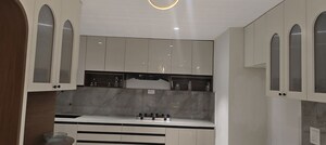 Kitchen in 3 BHK Apartment at Vip Road – for Sale