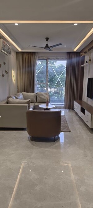 Living Room in 4 BHK Apartment at Ashoka Ratan – for Sale