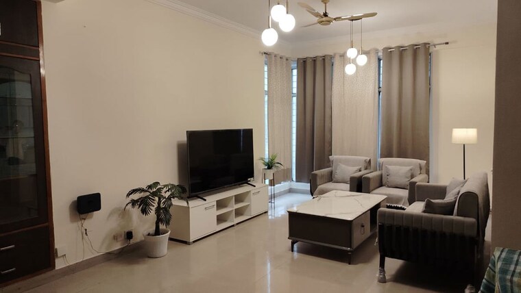 Living Room, urban-axis-urban-woods 3 Bedroom 1560 Sq.Ft. Apartment In Sushant Golf City Lucknow 10753814