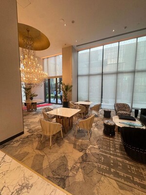 Building Lobby in 4 BHK Apartment at M3M Trump Tower, Sector 65 – for Sale