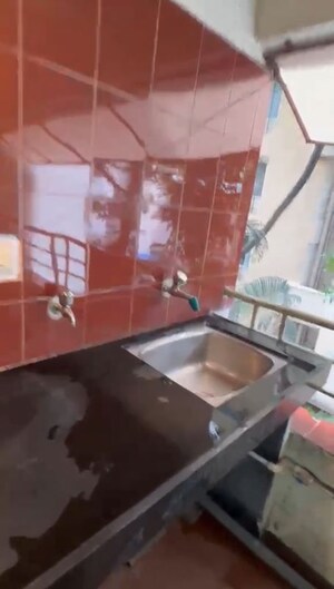Kitchen in 3 BHK Apartment at Yash Apartments Model Colony, Model Colony – for Rent
