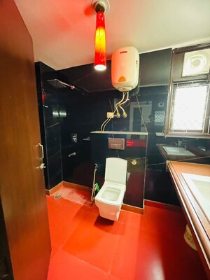 Bathroom in 3 BHK Builder Floor at Saket – for Rent
