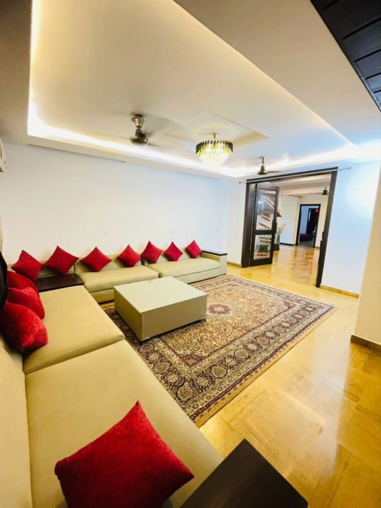 Living Room, saket 3 Bedroom 1450 Sq.Ft. Builder Floor In Saket Delhi 10753904