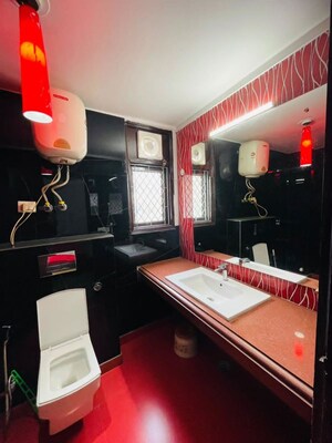 Bathroom in 3 BHK Builder Floor at Saket – for Rent