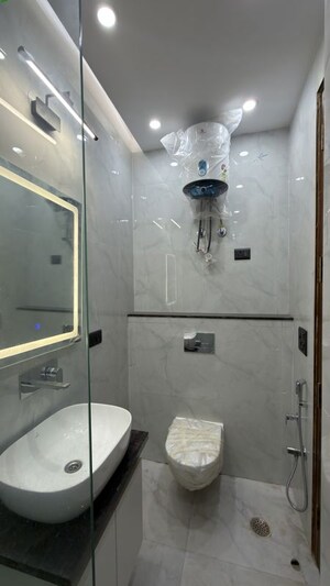 Bathroom in 3 BHK Builder Floor at BPTP District 3, Sector 85 – for Rent