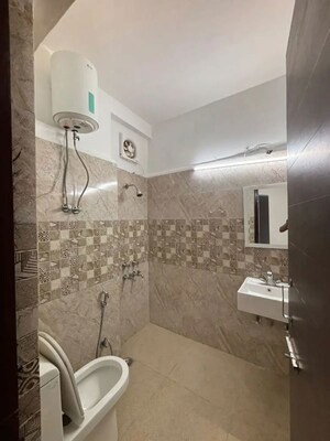Bathroom in 3 BHK Builder Floor at Nehru Enclave – for Rent