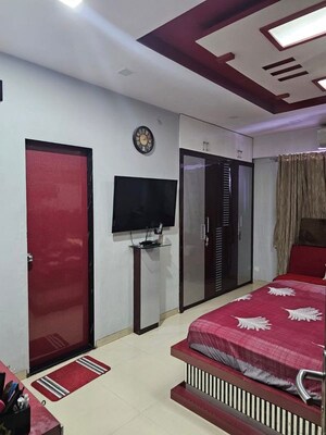 Bedroom in 3 BHK Apartment at Lodha Paradise, Majiwada – for Sale