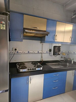 Kitchen in 3 BHK Apartment at Lodha Paradise, Majiwada – for Sale