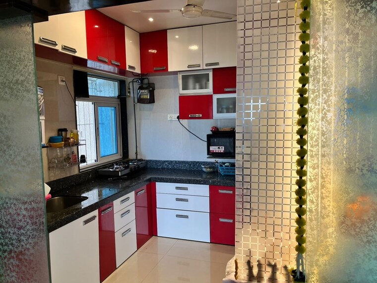 Kitchen, rosa-bella 2 Bedroom 1050 Sq.Ft. Apartment In Ghodbunder Road Thane 10754022