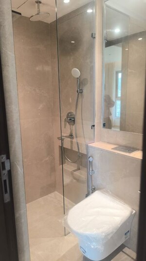 Bathroom in 2 BHK Apartment at Hiranandani Highland, Powai – for Rent