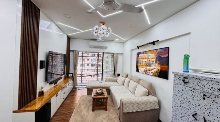 Living Room, royal-palms-garden-view 2 Bedroom 981 Sq.Ft. Apartment In Goregaon East Mumbai 10753130