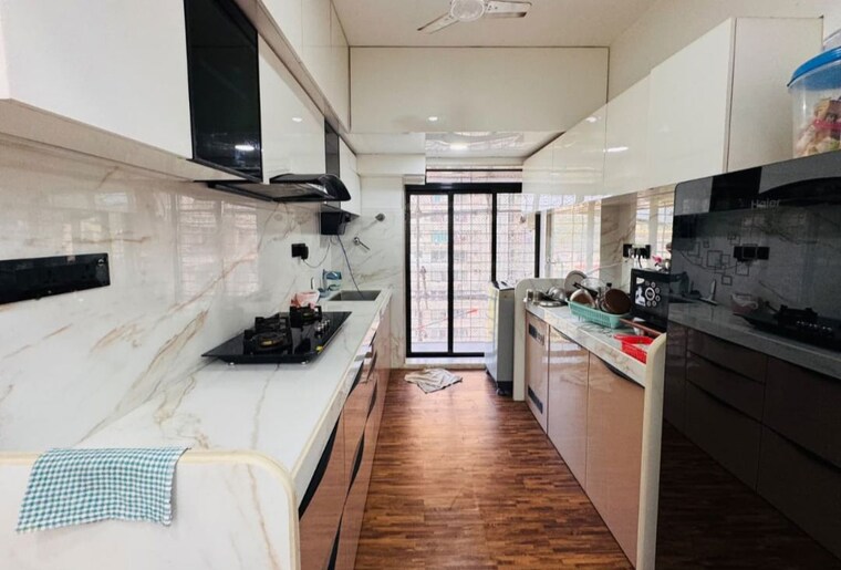 Kitchen, royal-palms-garden-view 2 Bedroom 981 Sq.Ft. Apartment In Goregaon East Mumbai 10753130