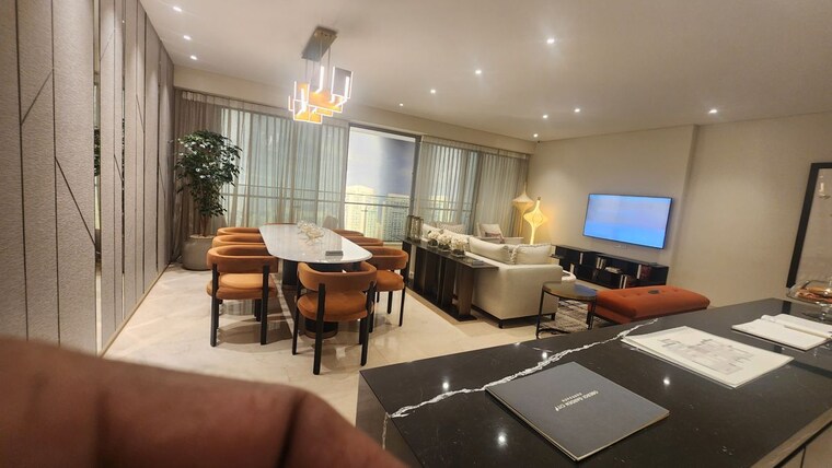 Living Room, oberoi-elysian-tower-a 4 Bedroom 2538 Sq.Ft. Apartment In Goregaon East Mumbai 10754093