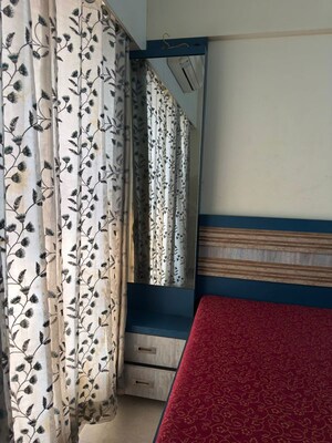 Bedroom in 1 BHK Apartment at VR Bhoomi Acres H wing, Waghbil – for Rent