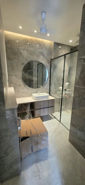 Bathroom in 4 BHK Builder Floor at Nehru Enclave – for Rent