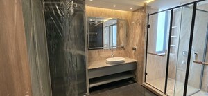 Bathroom in 4 BHK Builder Floor at Nehru Enclave – for Rent