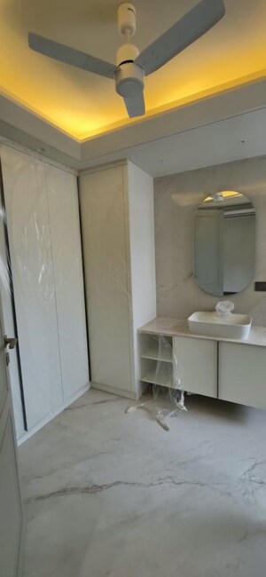 Bathroom in 4 BHK Builder Floor at Nehru Enclave – for Rent