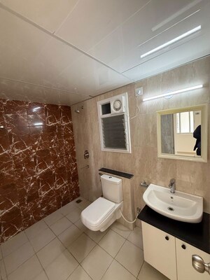 Bathroom in 2 BHK Apartment at Mantri Webcity, Hennur Road – for Rent
