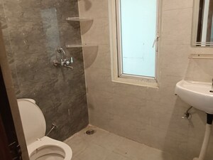 Bathroom in 3 BHK Apartment at Amrapali Dream Valley – for Rent