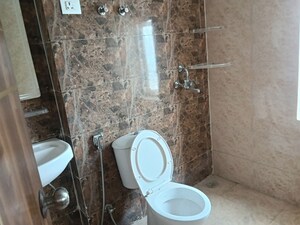 Bathroom in 3 BHK Apartment at Amrapali Dream Valley – for Rent