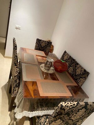 Dining Room in 2 BHK Apartment at Hiranandani Highland, Powai – for Rent