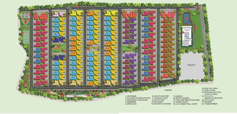 Master Plan, shriram-chirping-grove 2 Bedroom 2523 Sq.Ft. Apartment In Sarjapur Road Bangalore 10754231