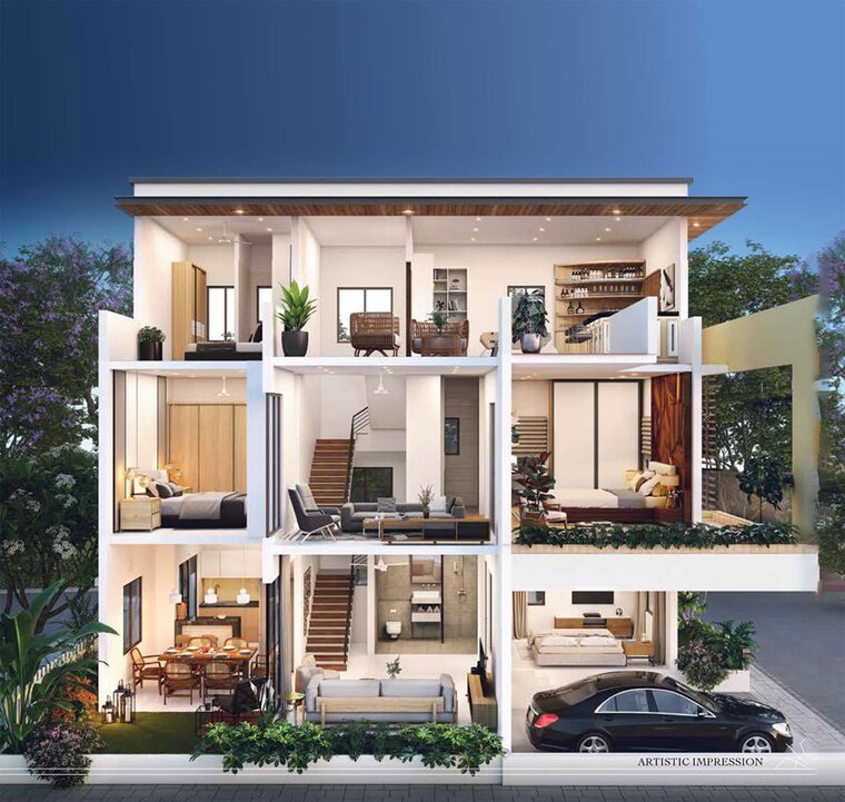 Exterior View, shriram-chirping-grove 2 Bedroom 2523 Sq.Ft. Apartment In Sarjapur Road Bangalore 10754231