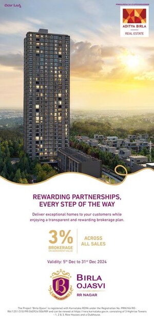 2 BHK Apartment For Sale in Birla Ojasvi, Raja Rajeshwari Nagar