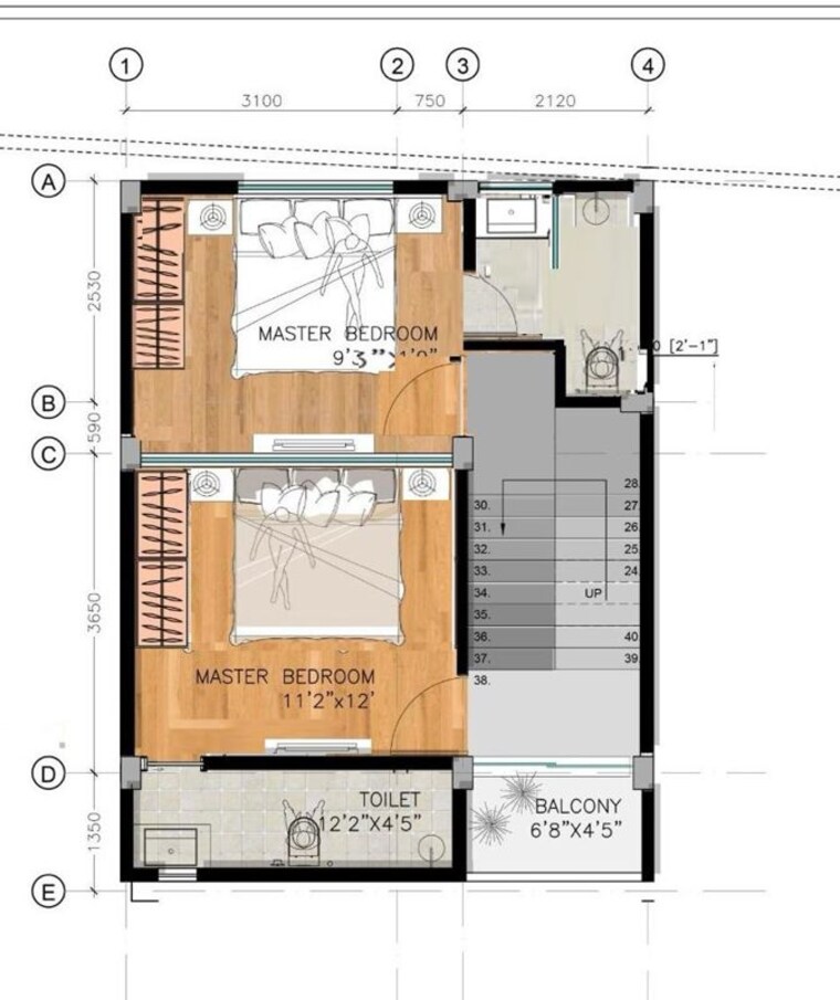 Floor Plan, skanda-avani 3 Bedroom 3000 Sq.Ft. Apartment In Sarjapur Road Bangalore 10754245