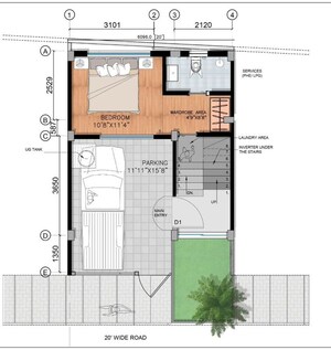 Floor Plan in 3 BHK Apartment at Skanda Avani, Sarjapur Road – for Sale