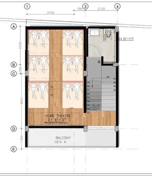 Floor Plan in 3 BHK Apartment at Skanda Avani, Sarjapur Road – for Sale