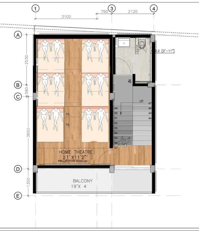 Floor Plan, skanda-avani 3 Bedroom 3050 Sq.Ft. Apartment In Sarjapur Road Bangalore 10754253