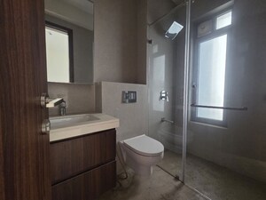 Bathroom in 3 BHK Apartment at Piramal Vaikunth, Balkum Pada – for Rent
