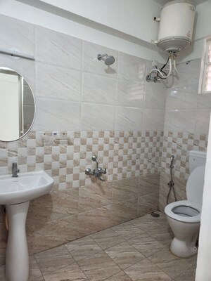 Bathroom in 2 BHK Apartment at NCN Akshaya, Thanisandra – for Rent