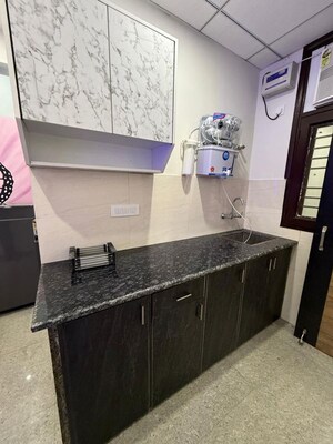 Kitchen in 1 RK Independent House at Saraswati Vihar – for Rent