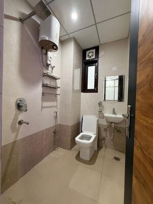 Bathroom in 1 RK Independent House at Saraswati Vihar – for Rent